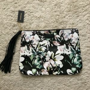 BEBE Magnolia Frost ClutchNWT!